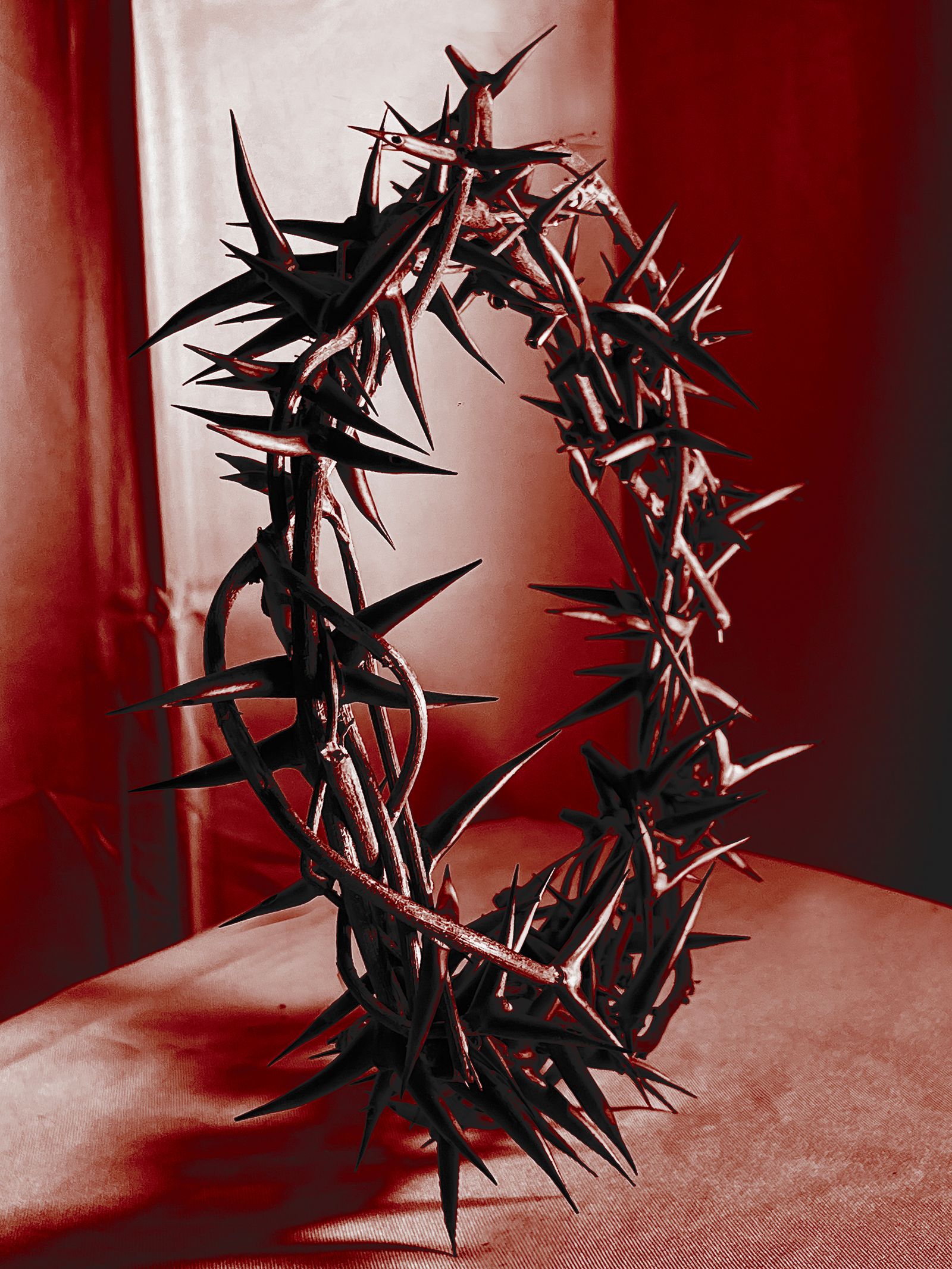 © Alberto Lara - Crown of thorns , handmade piece, 2024.