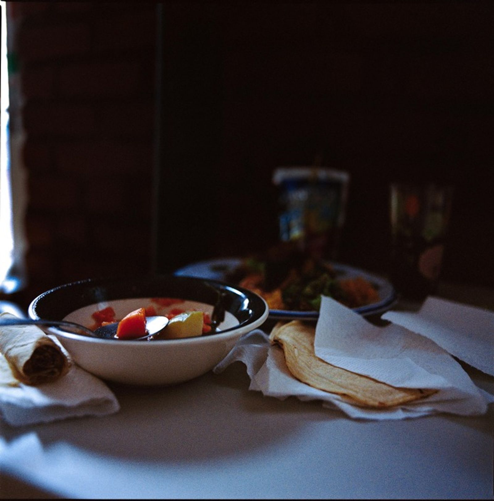 © Ruth Prieto - Rests of food on the table.