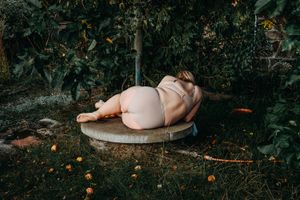 Garden with Fallen Apples