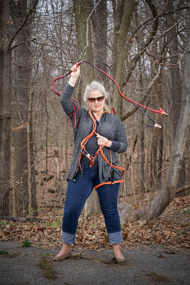 © Tina Gutierrez - Image from the Corona Virus Wearable art response project photography project