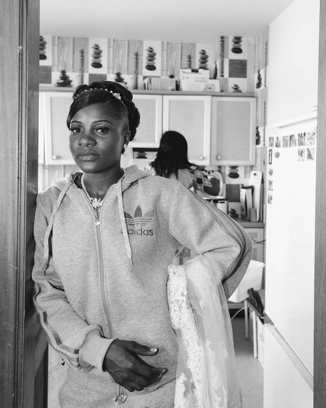 © Rebecca  Fertinel - Bride is taking a moment to rest between the ceremonies