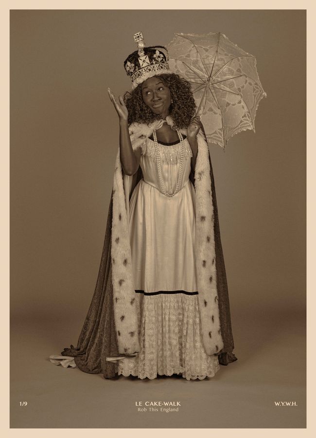 © Heather Agyepong - Le Cake-Walk: Rob This England (#1), 2020, Heather Agyepong. (Commissioned by The Hyman Collection)