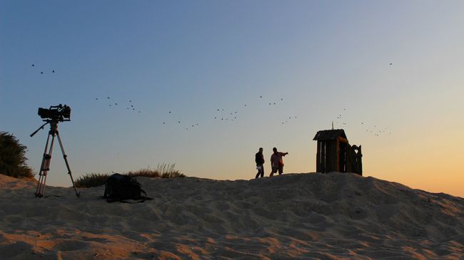 © Nadejda Zidrashko - Shooting on the Beach. Ukraine 2017